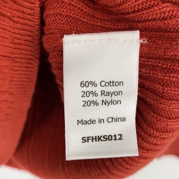 .41 Hawthorn Cotton Rayon Ribbed Knit Turtleneck Sweater- - Picture 4 of 9